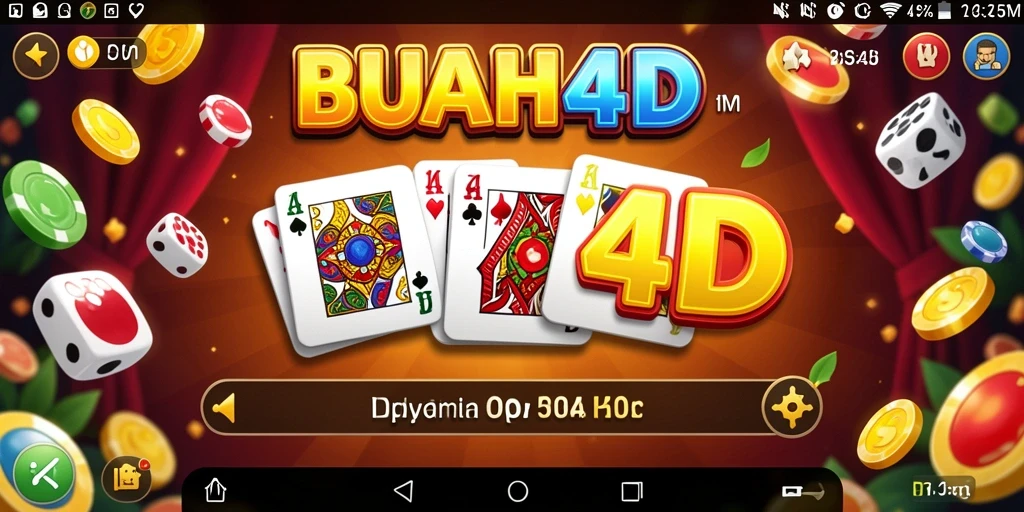 Tampilan gameplay BUAH4D yang menarik dan interaktif.