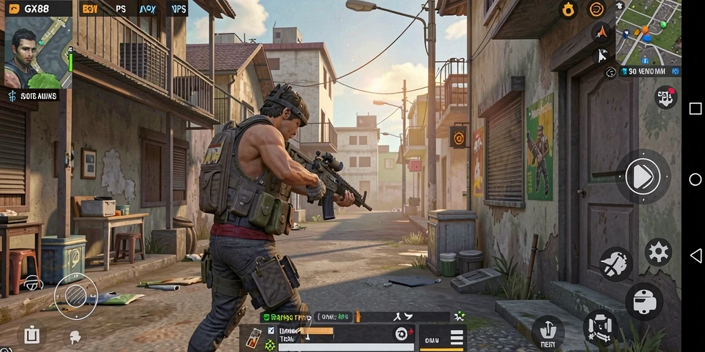 Tampilan gameplay GX88 yang penuh aksi dan strategi.