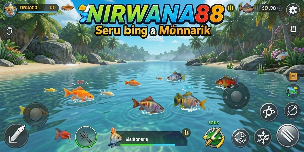 Screenshot gameplay NIRWANA88 menampilkan pengalaman memancing yang menakjubkan.