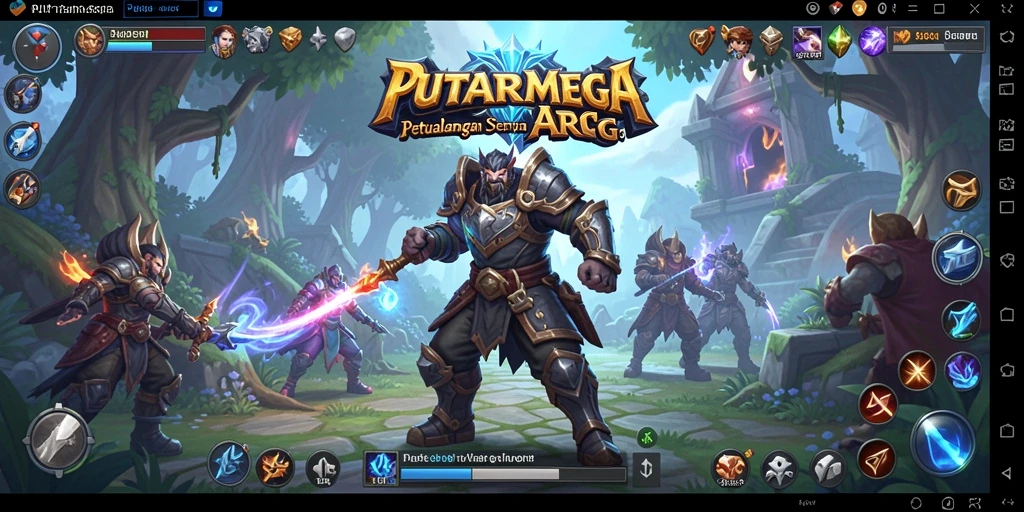 Gameplay seru dalam petualangan ARPG di PUTARMEGA.