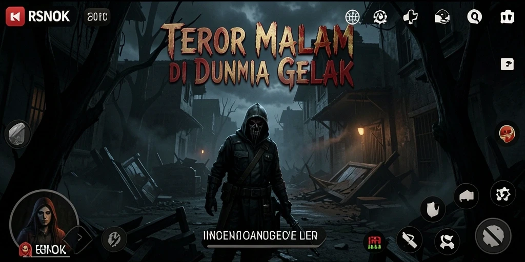 Screenshot RSNOK menampilkan suasana mencekam dengan gameplay yang mengerikan.
