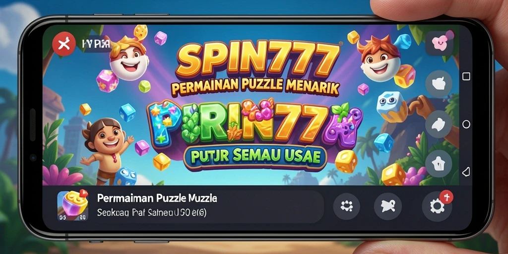 Screenshot gameplay SPIN777 menampilkan tantangan Puzzle yang seru.